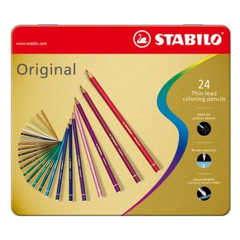 Premium-Buntstift - STABILO Original - 24er Metalletui -...