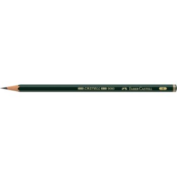 FABER-CASTELL Bleistift CASTELL 9000, Härtegrad: H