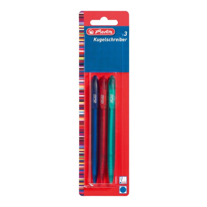 herlitz Drehkugelschreiber Frosted 3er Set