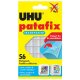 UHU Klebepads patafix, wieder ablösbar, transparent