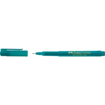 FABER-CASTELL Fineliner BROADPEN 1554 - tyrkysový