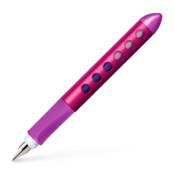 FABER-CASTELL Schul-Füllhalter Scribolino, brombeer Linkshänder