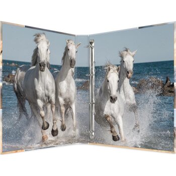 HERMA Ringbuch "Animals" - Pferde, DIN A4, 4-Ring