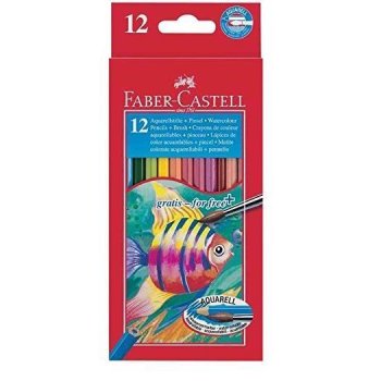 FABER-CASTELL farbičky KINDER-AQUARELL - 12 ks v krabičke