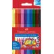 FABER-CASTELL Fasermaler GRIP COLOUR MARKER, 10er Etui