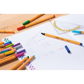 Fineliner - STABILO point 88 - Einzelstift - braun 88/45