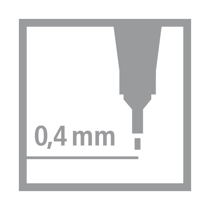 STABILO point 88 Fineliner - samostatný - čierna 88/46