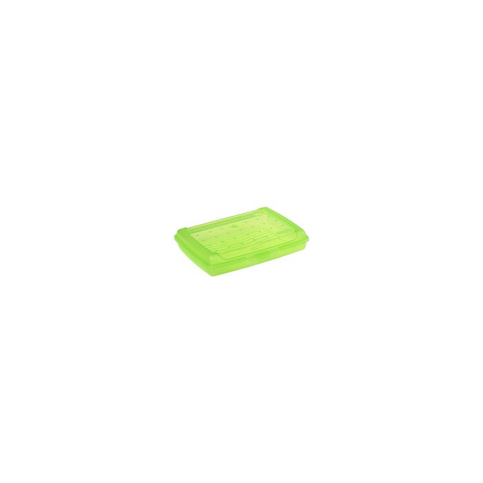 keeeper Brotdose "luca", Click-Box Mini, grün-transparent