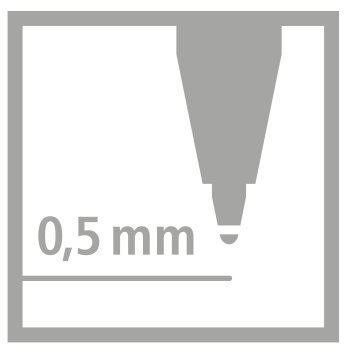 STABILO EASYoriginal - ergonomické guličkové atramentové pero pre ľavákov - modrý zmazateľný atrament - vrátane náplne - tmavomodro / bledomodré