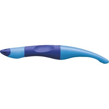 STABILO EASYoriginal - ergonomické guličkové atramentové pero pre ľavákov - modrý zmazateľný atrament - vrátane náplne - tmavomodro / bledomodré