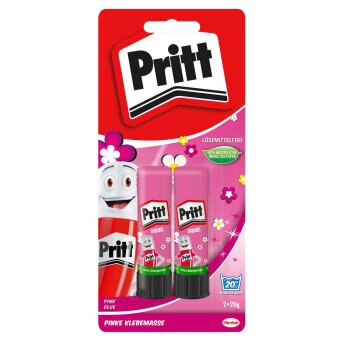 Pritt Klebestifte 2x20g pink mit Glittzereffekt