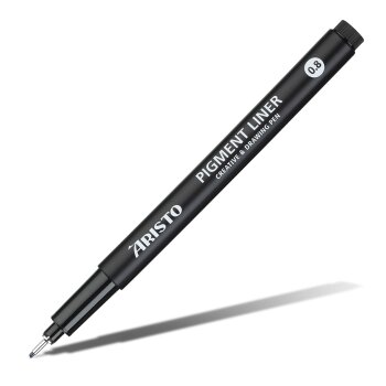 ARISTO Pigmentliner 0.8, schwarz
