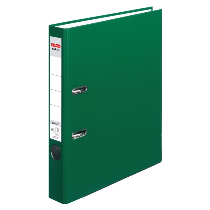 herlitz Ordner maX.file protect A4 50mm grün 5er Pack