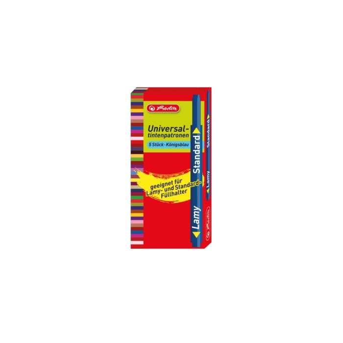 herlitz Universalpatrone 5er, blau