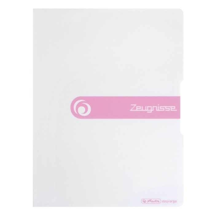 herlitz Sichtbuch easy orga to go, PP, DIN A4, weiss "Zeugnisse"