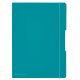 herlitz my.book flex, poznámkový zošit, A4, 2 x 40 listov - linajkový - Color Blocking - tyrkysový