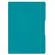 herlitz my.book flex Notizheft A4 2 x 40 Blatt liniert/kariert Color Blocking türkis