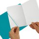 herlitz my.book flex Notizheft A4 2 x 40 Blatt liniert/kariert Color Blocking türkis