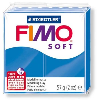 FIMO SOFT Modelliermasse, ofenhärtend, pazifikblau,...