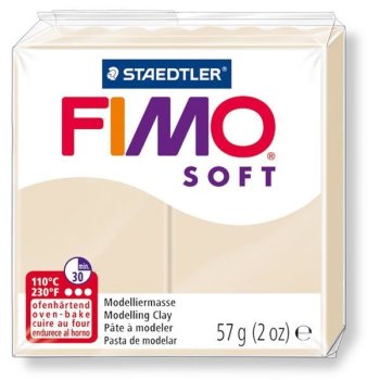 FIMO SOFT Modelliermasse, ofenhärtend, sahara, 57 g