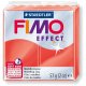 FIMO EFFECT Modelliermasse, ofenhärtend, transparent-rot, 57g