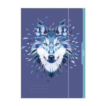herlitz Zeichnungsmappe Wild Animals "Wolf", A3
