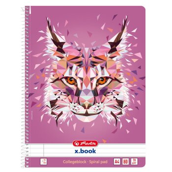 herlitz Collegeblock x.book A4, 80 listov -...