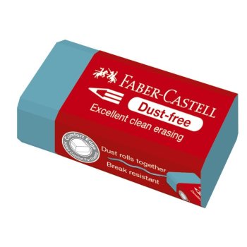 Faber-Castell Radierer Dust-Free türkis