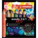 Buntstift, Wasserfarbe &amp; Wachsmalkreide - STABILO woody 3 in 1 - ARTY - 6er Pack - mit 6 verschiedenen Farben und Spitzer