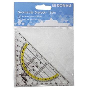 DONAU geometrický trojuholník 16 cm - s...