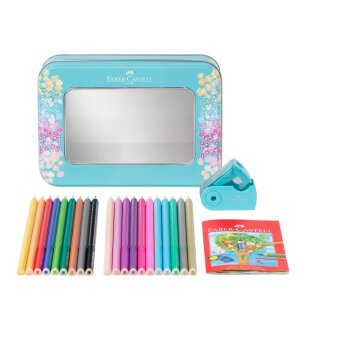 FABER-CASTELL trojhranné farbičky GRIP SPARKLE -...