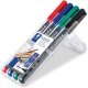STAEDTLER Lumocolor 317M permanentné univerzálne popisovače 1,0mm - 4 rôzne farby