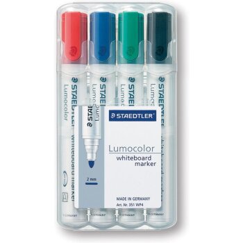 STAEDTLER Lumocolor 351 Whiteboardmarker 4er Box