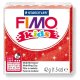 FIMO kids Modelliermasse, ofenh&auml;rtend, glitter-rot, 42 g
