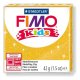 FIMO kids Modelliermasse, ofenh&auml;rtend, glitter-gold, 42 g