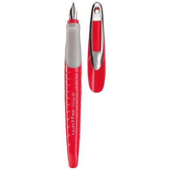 herlitz Füllhalter my.pen korall/grau Linkshänder