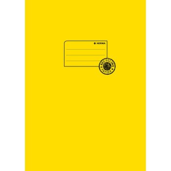 HERMA Heftschoner Recycling, DIN A5, aus Papier, gelb