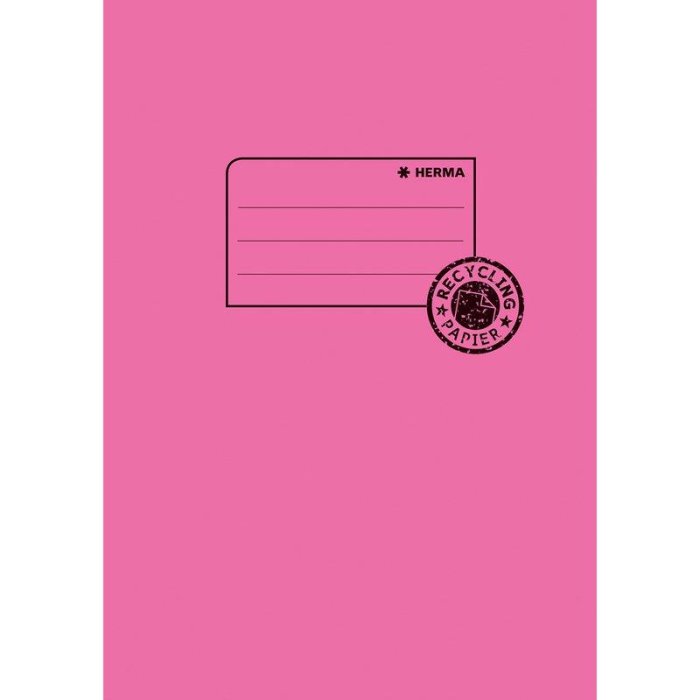 HERMA Heftschoner Recycling, DIN A5, aus Papier, pink