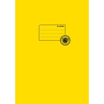 HERMA Heftschoner Recycling, DIN A4, aus Papier, gelb