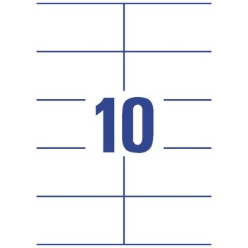 AVERY Zweckform univerzálne etikety, 105 x 57 mm -...