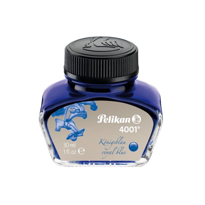 Pelikan Tinte 4001 im Glas, königsblau, Inhalt: 30 ml