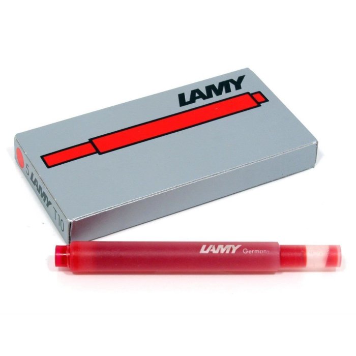 LAMY T10 Tintenpatrone rot 5 Stück
