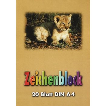 TSI Zeichenblock DIN A4 20 Blatt "Löwe"