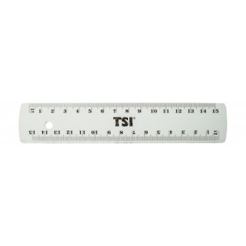 TSI Lineal glasklar 20 cm