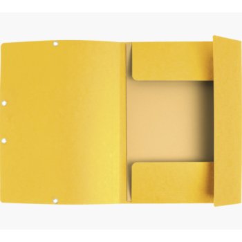 EXACOMPTA Eckspannermappe, DIN A4, Karton 400 g/qm, gelb