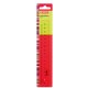 herlitz Flachlineal, 160 mm lang, transparent