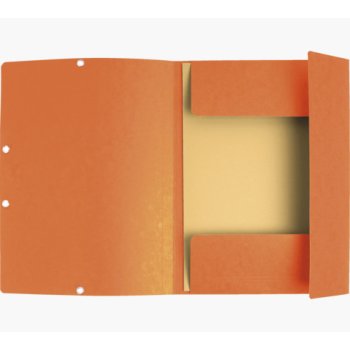 EXACOMPTA Eckspannermappe, DIN A4, Karton 400 g/qm, orange