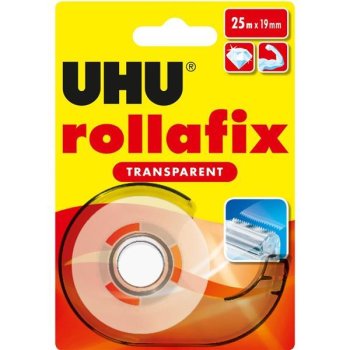 UHU Klebefilm rollafix transparent, inkl. Handabroller...