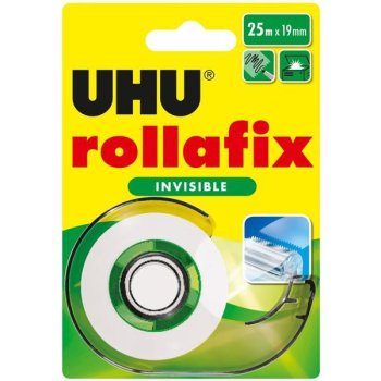 UHU Klebefilm rollafix invisible, inkl. Handabroller 19mm...