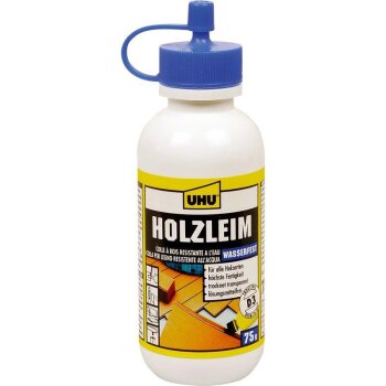 UHU Holzleim wasserfest D3, lösemittelfrei, 75 g...